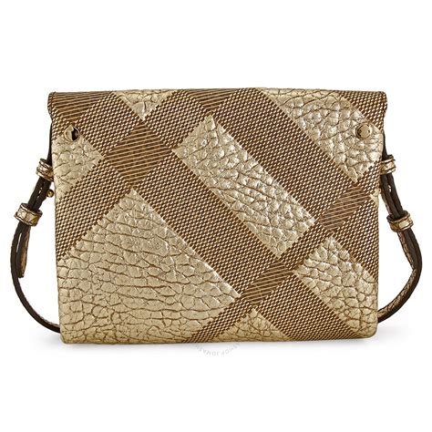 burberry embossed check leather bag|Burberry over the shoulder bags.